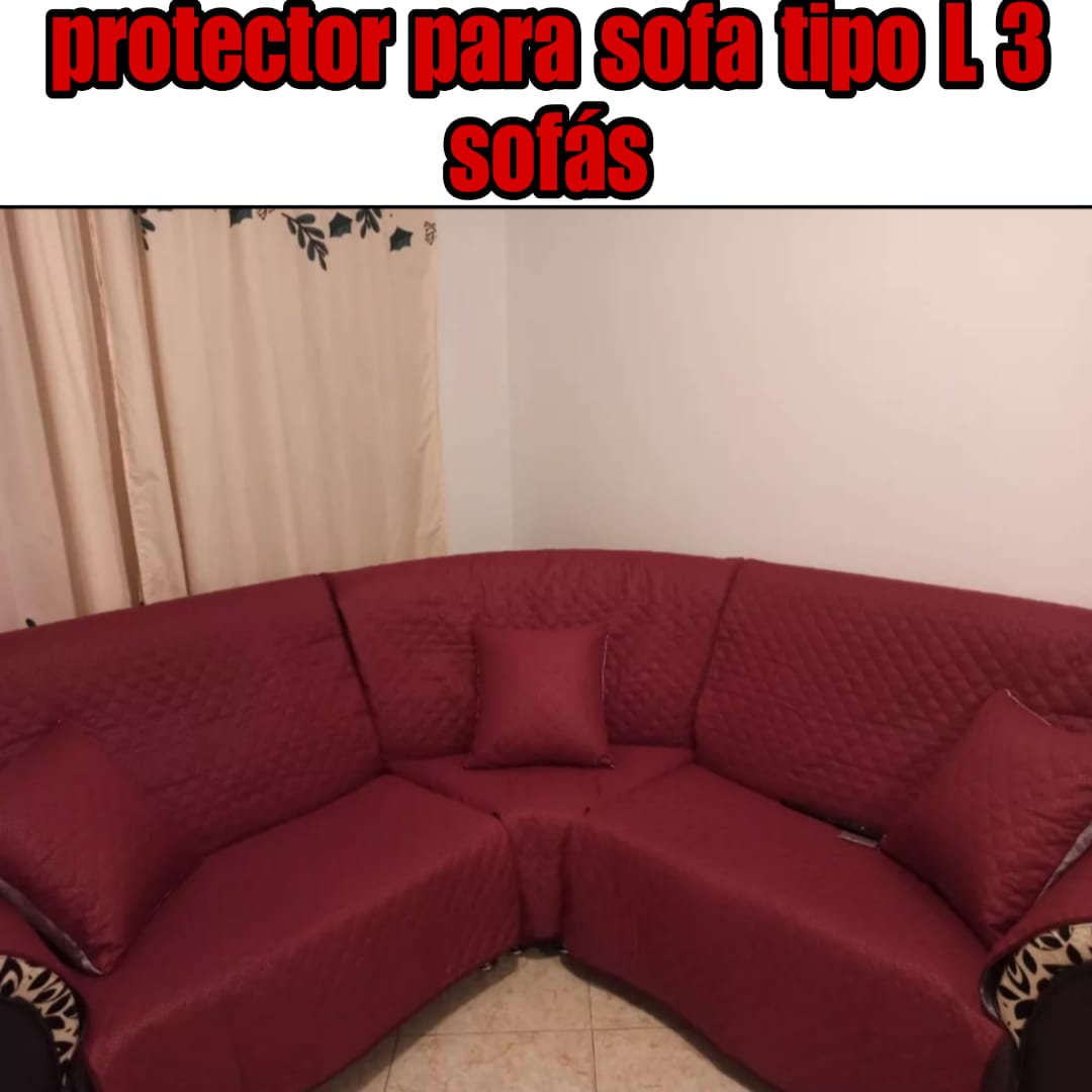 PROTECTOR PARA SOFAS DOBLE FAZ ACOLCHADOS ⭐️⭐️⭐️⭐️⭐️5/5
