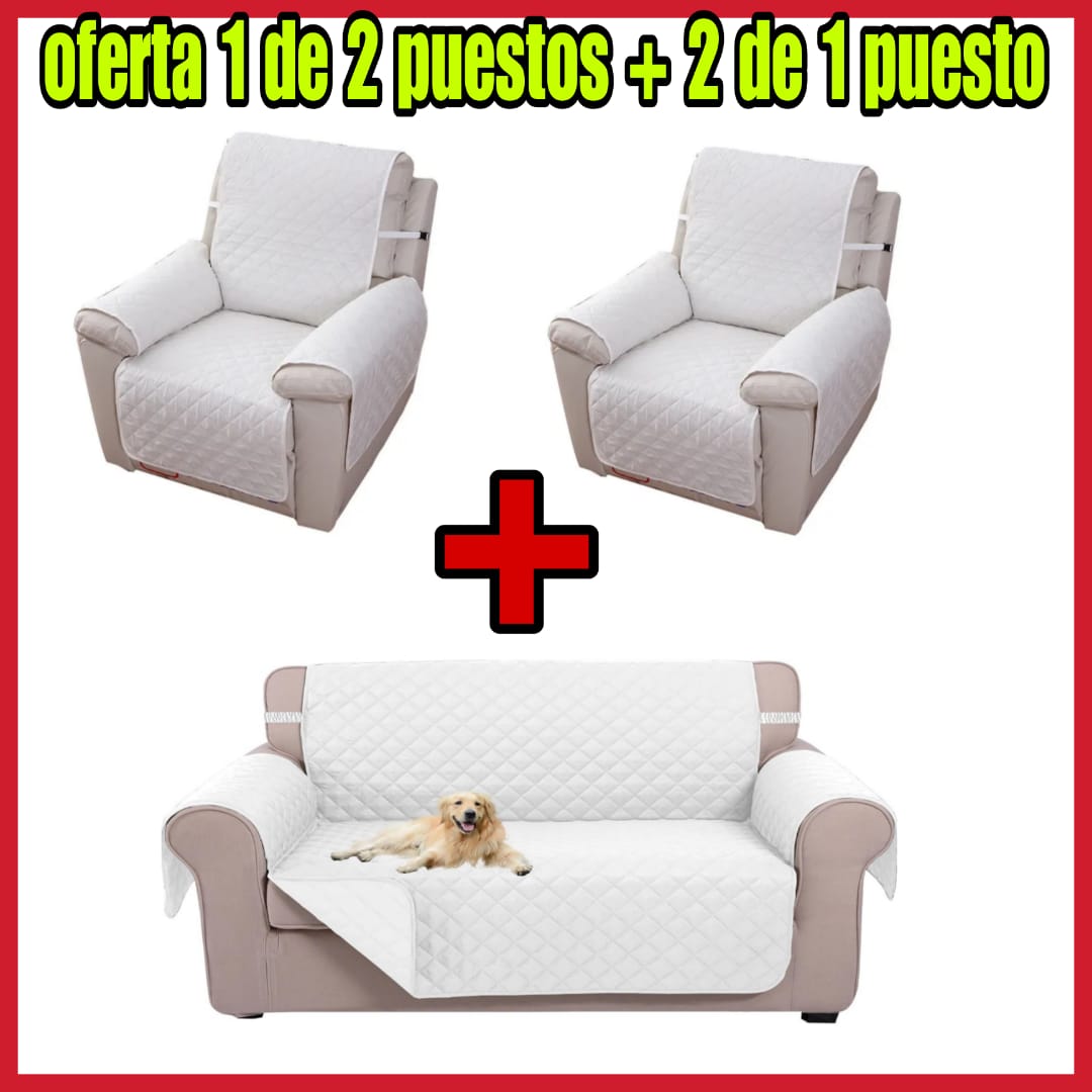 PROTECTOR PARA SOFAS DOBLE FAZ ACOLCHADOS ⭐️⭐️⭐️⭐️⭐️5/5