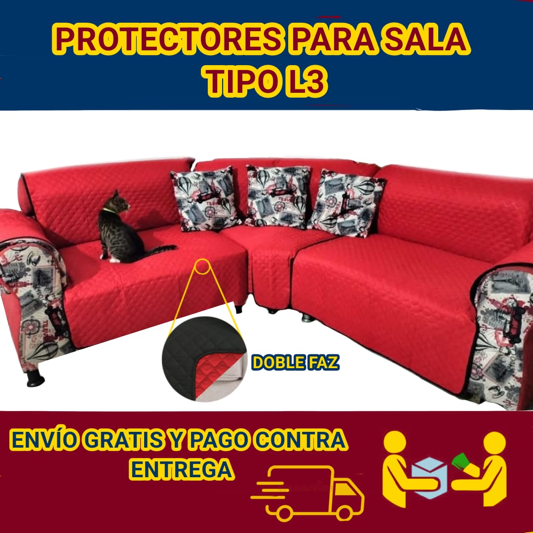 PROTECTOR PARA SOFAS DOBLE FAZ ACOLCHADOS ⭐️⭐️⭐️⭐️⭐️5/5