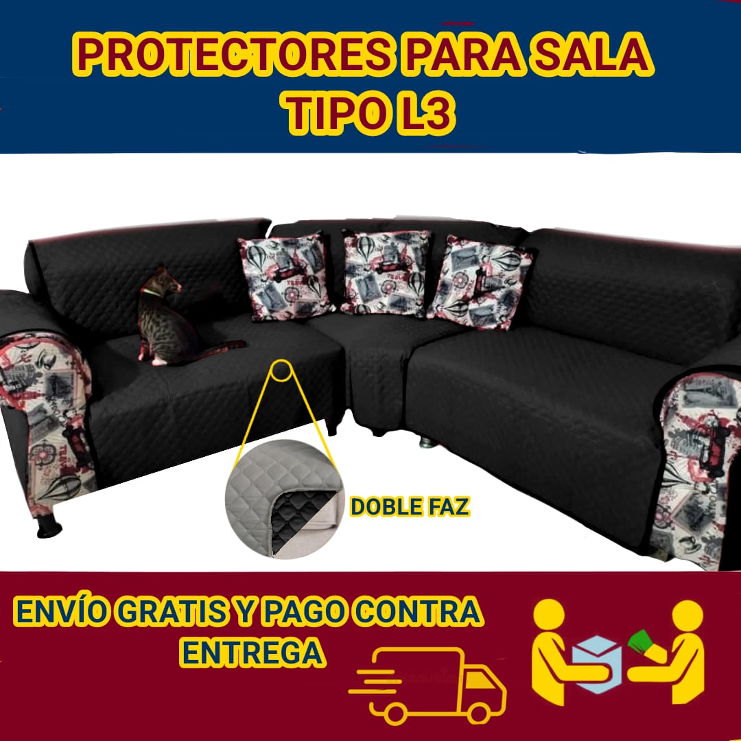 PROTECTOR PARA SOFAS DOBLE FAZ ACOLCHADOS ⭐️⭐️⭐️⭐️⭐️5/5