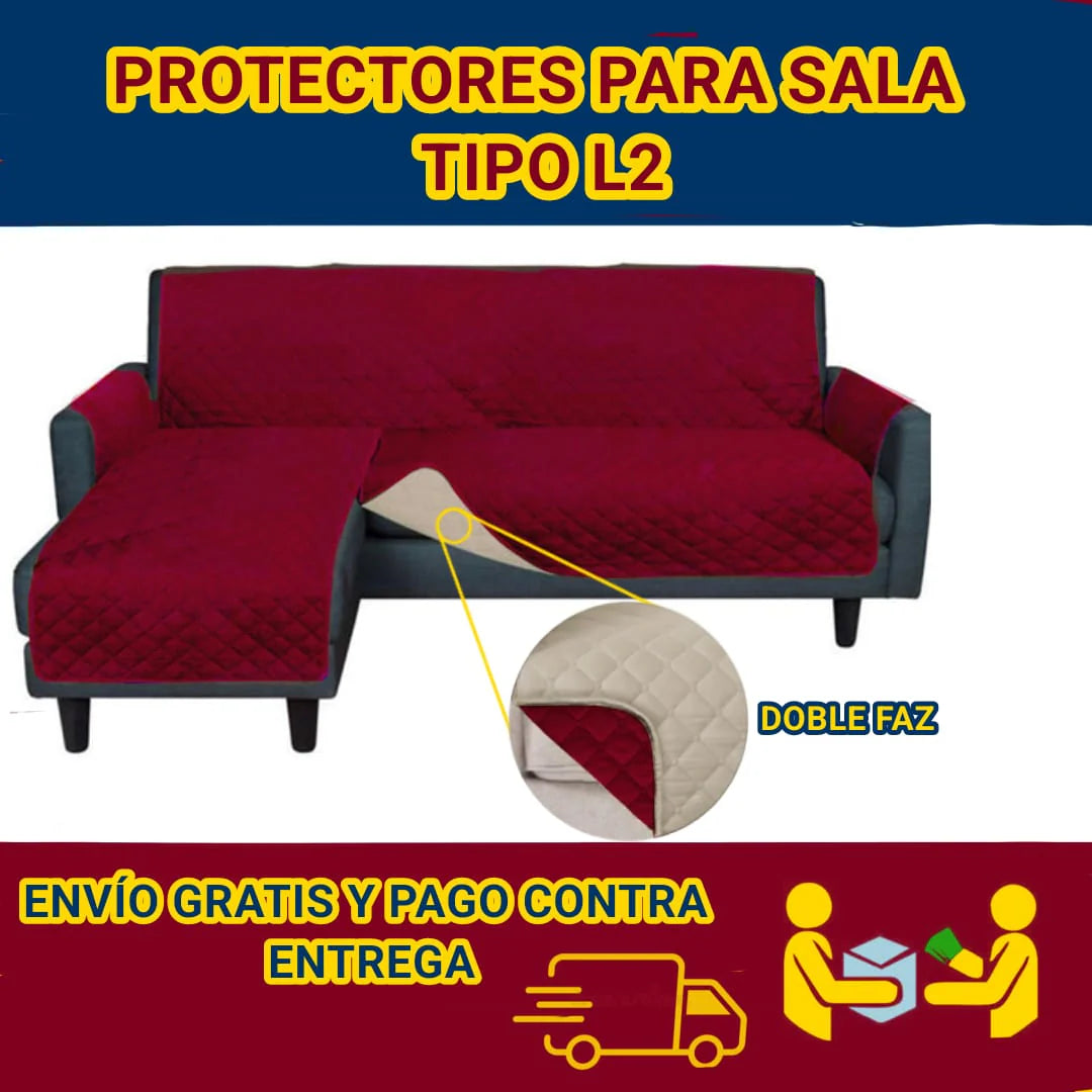 PROTECTOR PARA SOFAS DOBLE FAZ ACOLCHADOS ⭐️⭐️⭐️⭐️⭐️5/5