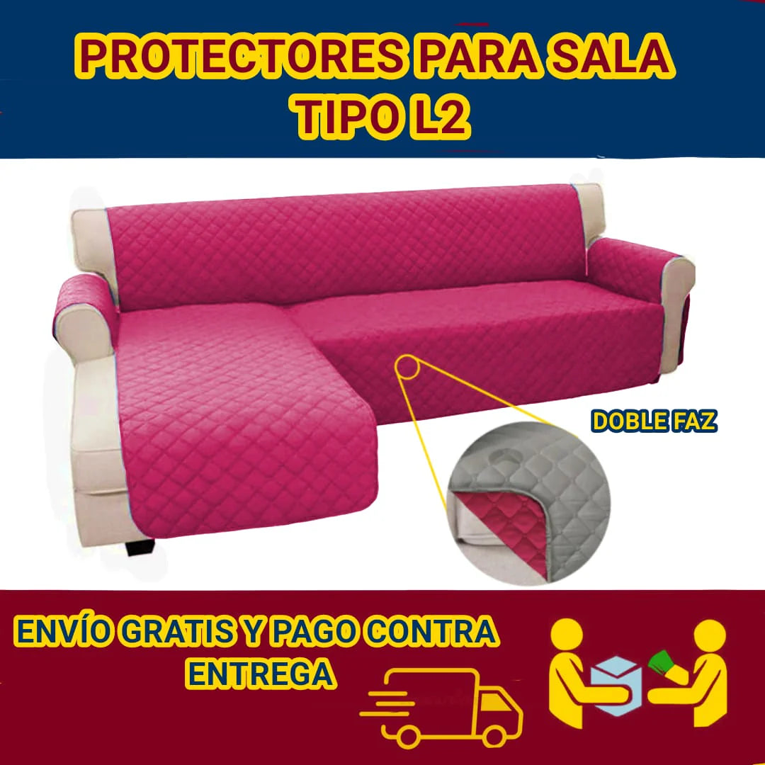 PROTECTOR PARA SOFAS DOBLE FAZ ACOLCHADOS ⭐️⭐️⭐️⭐️⭐️5/5