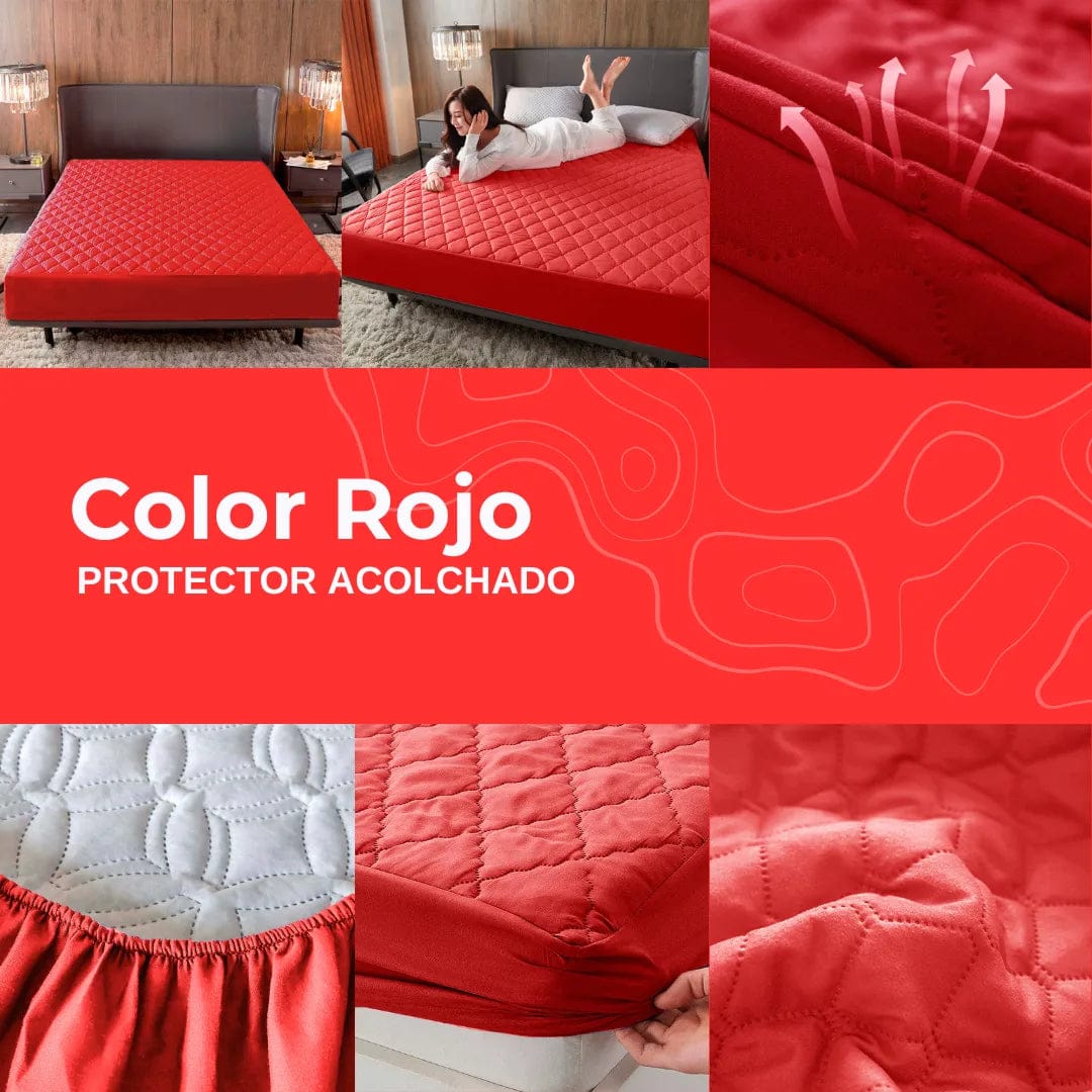 OF. Cubre Colchón 2x1 + 4 Fundas de almohada gratis
