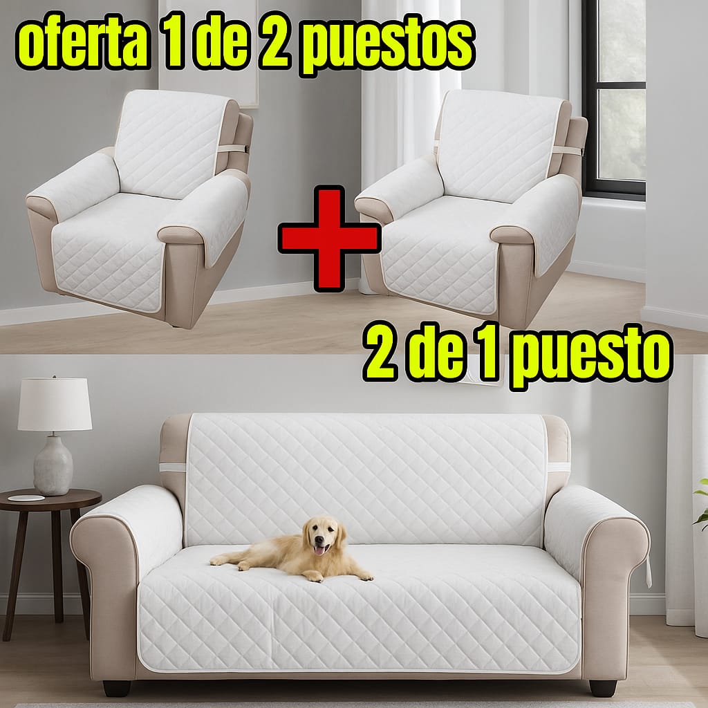 PROTECTOR PARA SOFAS DOBLE FAZ ACOLCHADOS ⭐️⭐️⭐️⭐️⭐️5/5