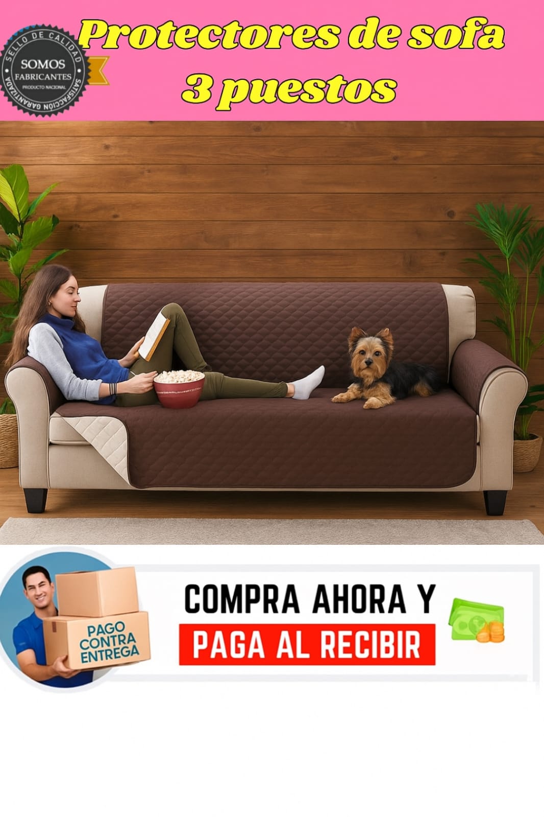 PROTECTOR PARA SOFAS DOBLE FAZ ACOLCHADOS ⭐️⭐️⭐️⭐️⭐️5/5