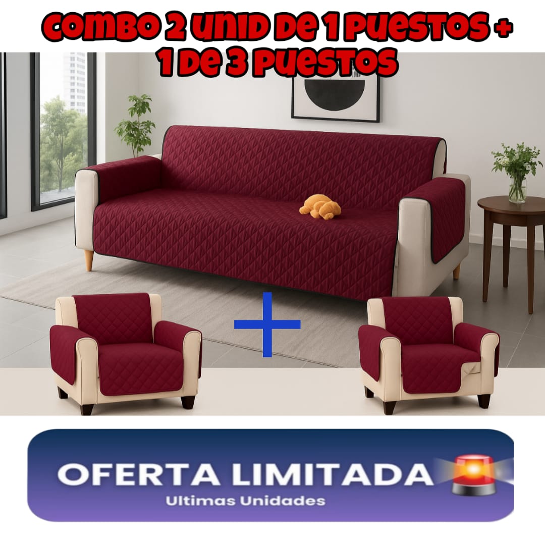 PROTECTOR PARA SOFAS DOBLE FAZ ACOLCHADOS ⭐️⭐️⭐️⭐️⭐️5/5
