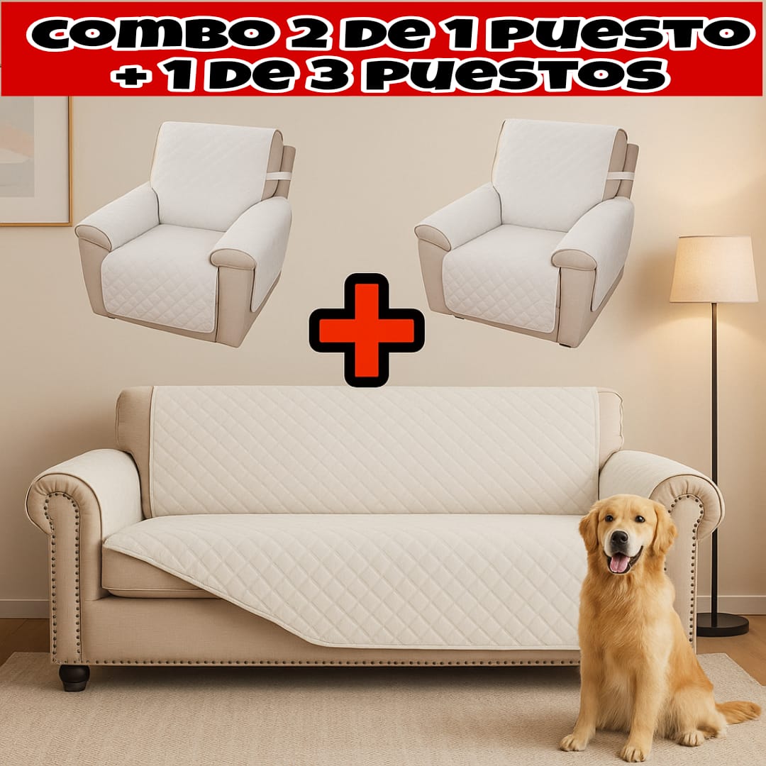 PROTECTOR PARA SOFAS DOBLE FAZ ACOLCHADOS ⭐️⭐️⭐️⭐️⭐️5/5
