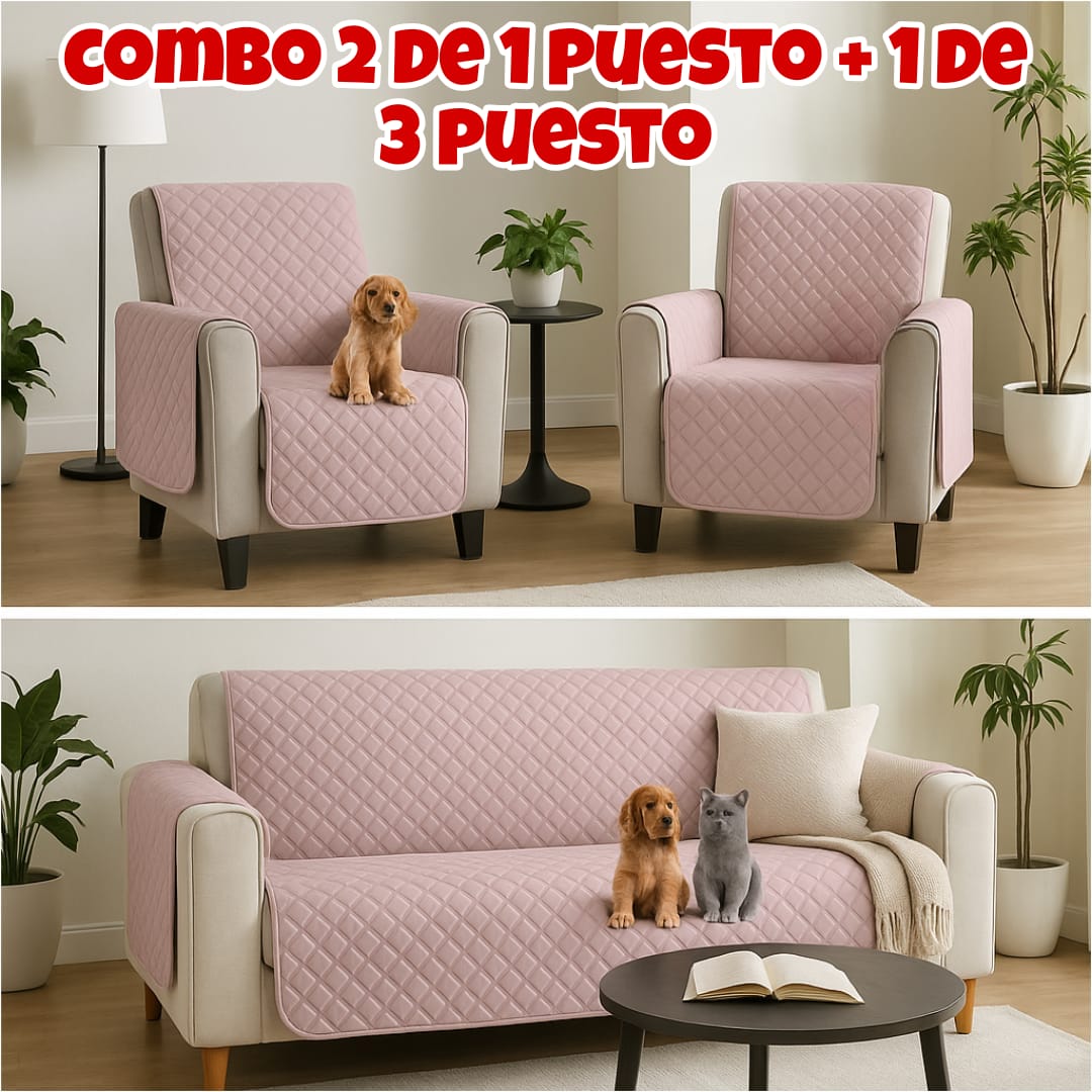 PROTECTOR PARA SOFAS DOBLE FAZ ACOLCHADOS ⭐️⭐️⭐️⭐️⭐️5/5