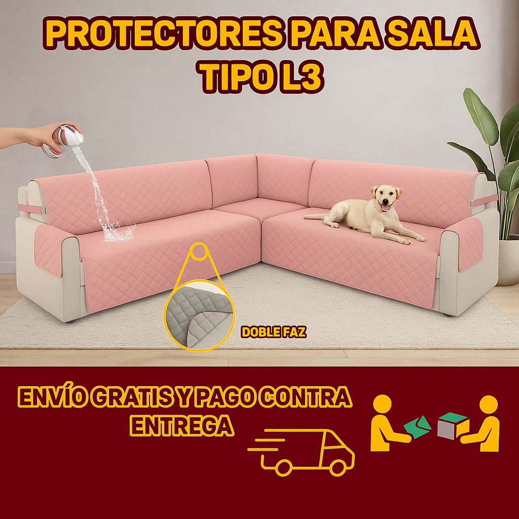 PROTECTOR PARA SOFAS DOBLE FAZ ACOLCHADOS ⭐️⭐️⭐️⭐️⭐️5/5