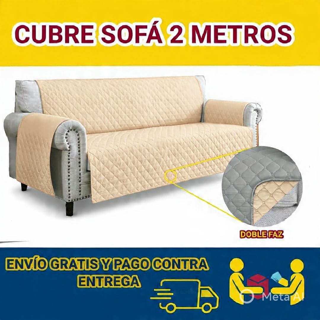 PROTECTOR PARA SOFAS DOBLE FAZ ACOLCHADOS ⭐️⭐️⭐️⭐️⭐️5/5