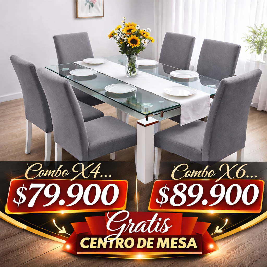 OFERTA EN FUNDAS  PARA SILLAS DE COMEDOR GRATIS CAMINO DE MESA 5/5⭐️⭐️⭐️⭐️⭐️