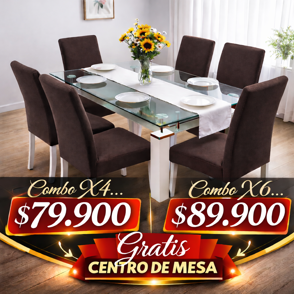 OFERTA EN FUNDAS  PARA SILLAS DE COMEDOR GRATIS CAMINO DE MESA 5/5⭐️⭐️⭐️⭐️⭐️