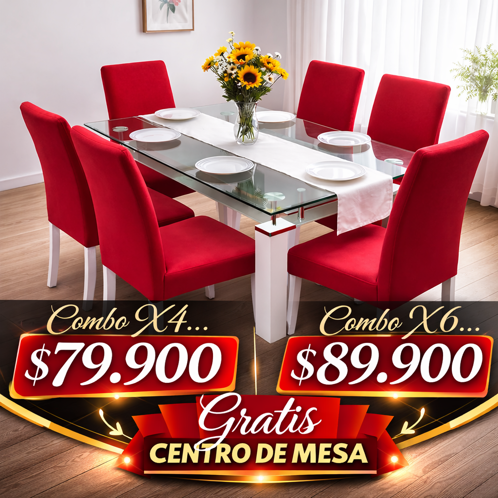 OFERTA EN FUNDAS  PARA SILLAS DE COMEDOR GRATIS CAMINO DE MESA 5/5⭐️⭐️⭐️⭐️⭐️