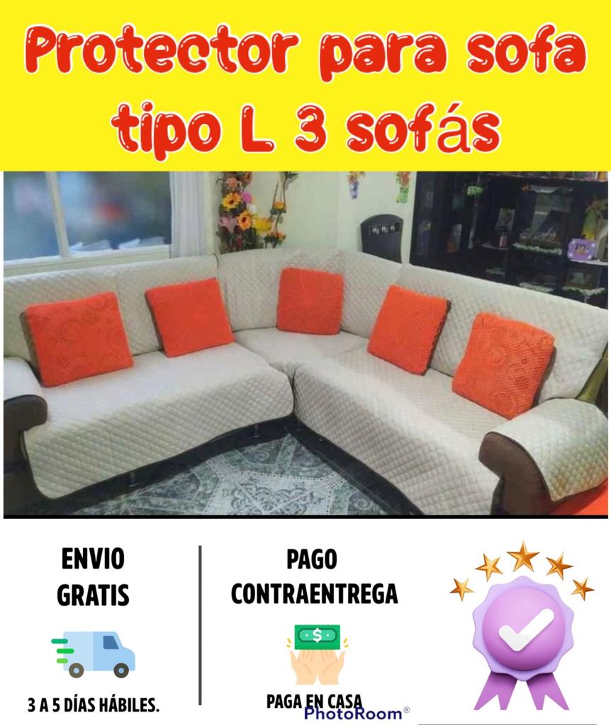 PROTECTOR PARA SOFAS DOBLE FAZ ACOLCHADOS ⭐️⭐️⭐️⭐️⭐️5/5