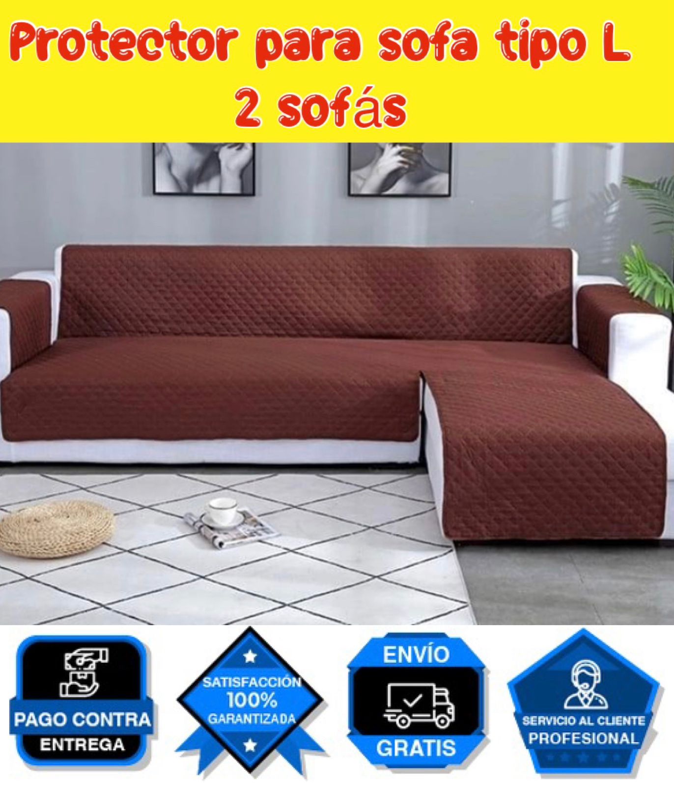 PROTECTOR PARA SOFAS DOBLE FAZ ACOLCHADOS ⭐️⭐️⭐️⭐️⭐️5/5