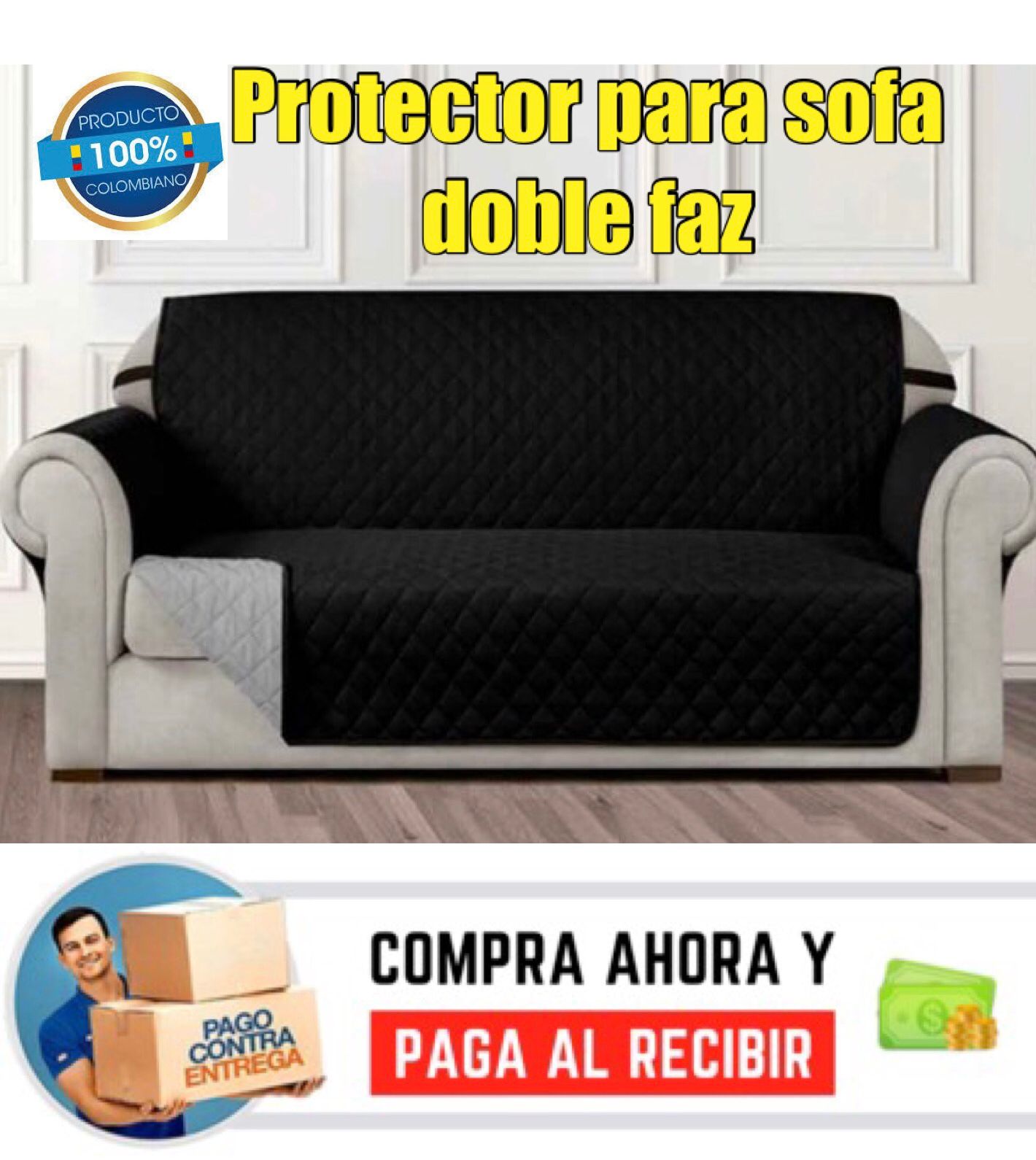 PROTECTOR PARA SOFAS DOBLE FAZ ACOLCHADOS ⭐️⭐️⭐️⭐️⭐️5/5